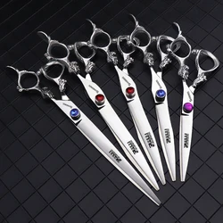 6/7/7.5/8/9 Inch Professional Hairdressing Scissors, Dragon Handle Design Barber Specificlied Shears, Hair Cutting Tools