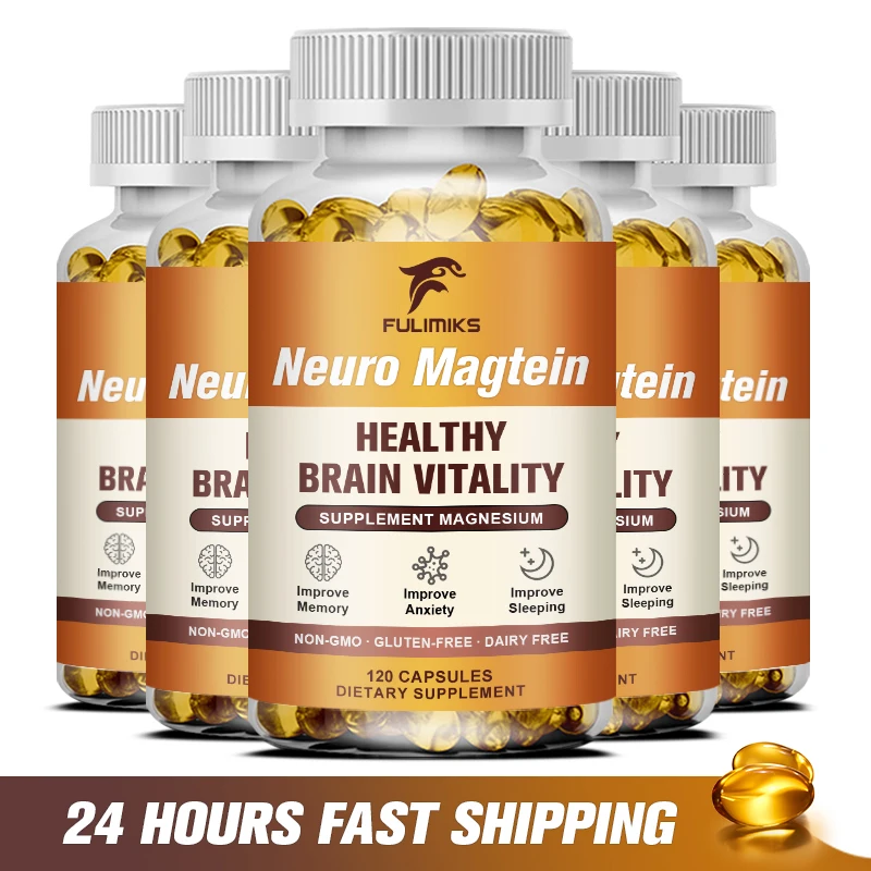 

Magnesium L Threonate, Magtein, Sleep and Cognitive Support – High Absorption, Most Bioavailable Form of Magnesium, 120 Capsules