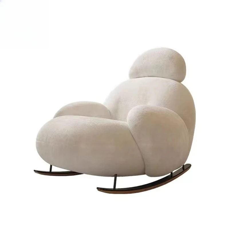 Luxury living room home fabric leisure chair