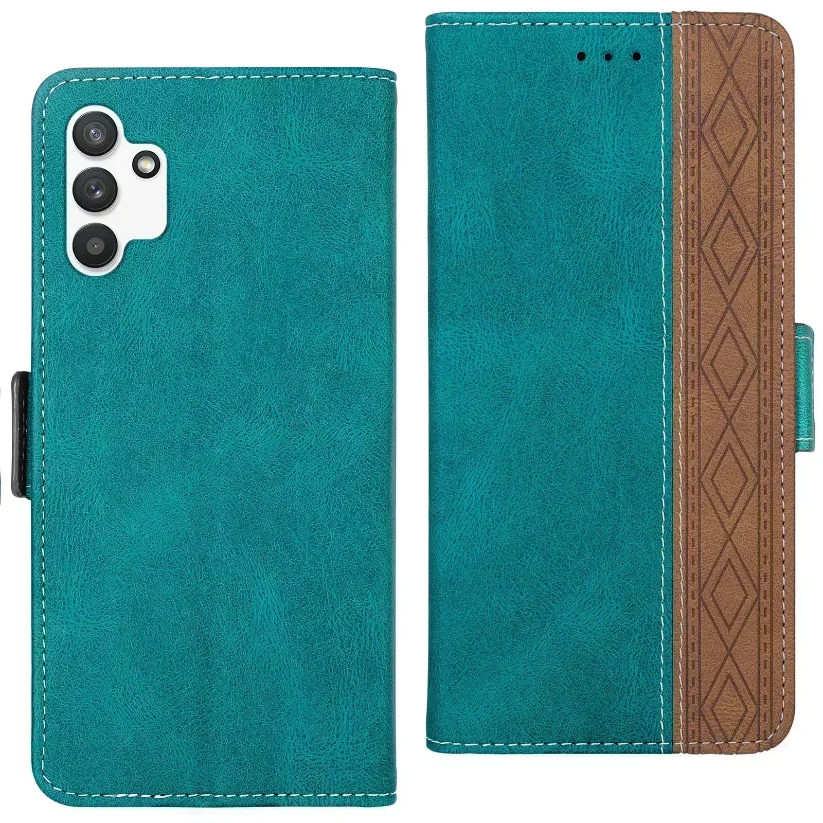Flip Wallet Case For Samsung Galaxy A14 A13 A12 A22 A32 A52 A72 A33 A53 A73 A34 A54 4G 5G S9 S10 S20 S21 Plus FE Plus Ultra