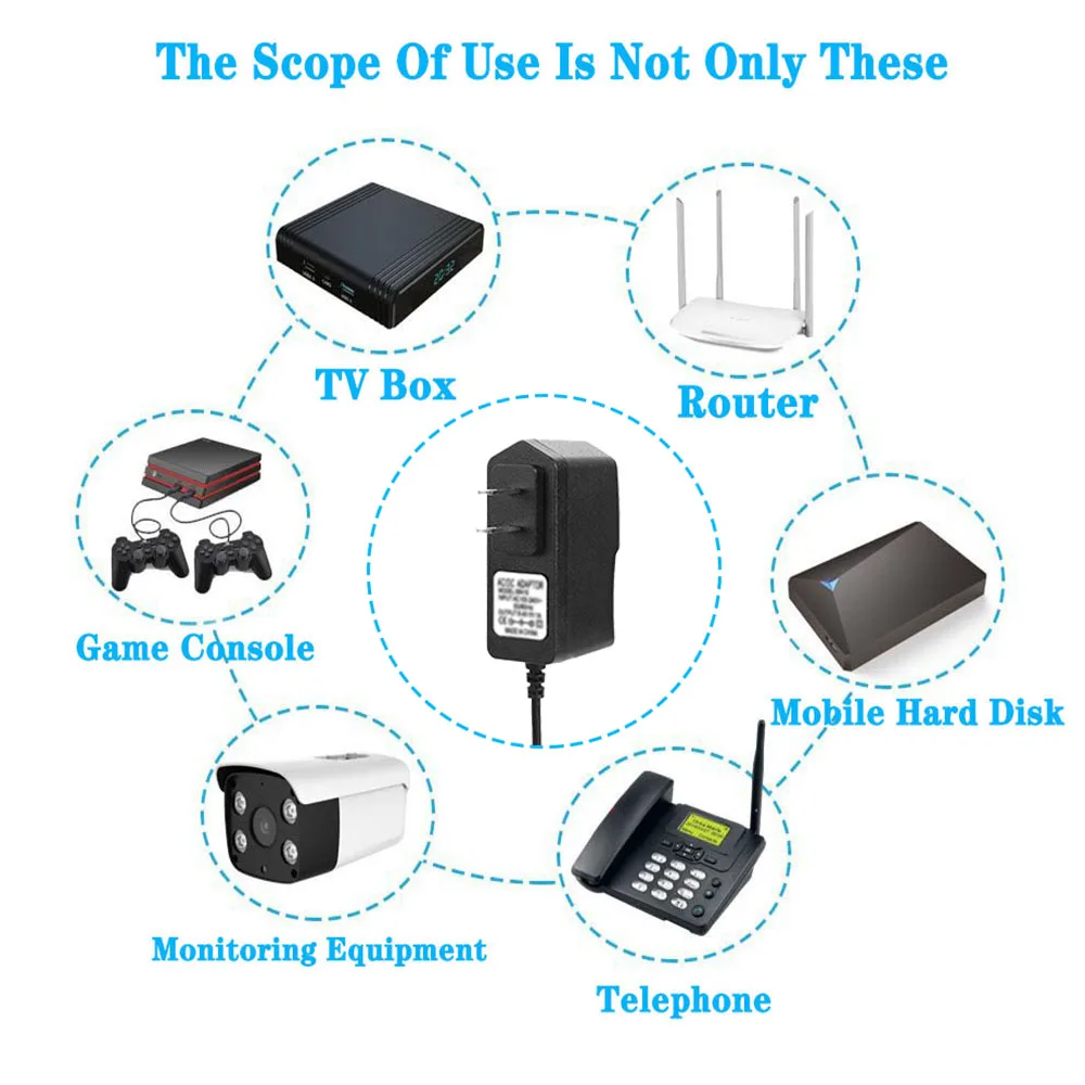 7.5V 3A Power Adapter Bank Card Machine Dedicated P0S Machine Charger Power Cord