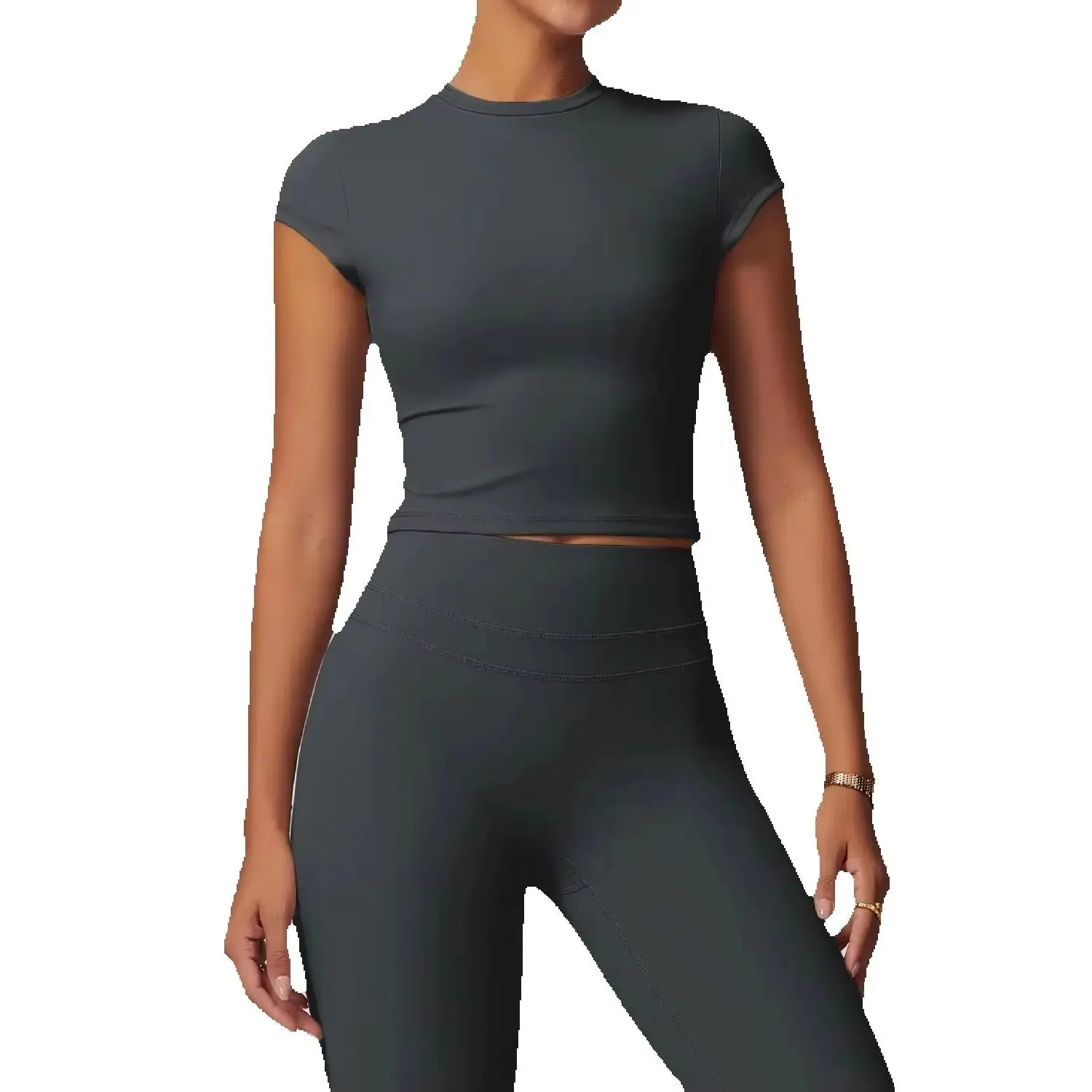 

Yoga Top Casual T-shirt Female Fitness Gym Top Yoga Clothing Sports Short-Sleeved Shirt Women Quick-Dry Workout Shirt Women