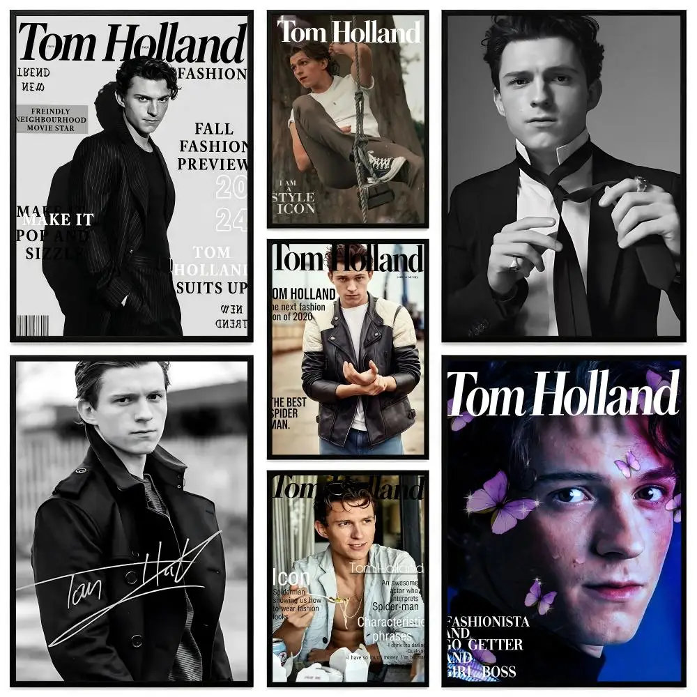 Poster di Tom Holland, Stampa HD, Stile Minimalista Moderno, Arte da Parete, Decorazione per Casa, Ufficio, Camera da Letto, Regalo