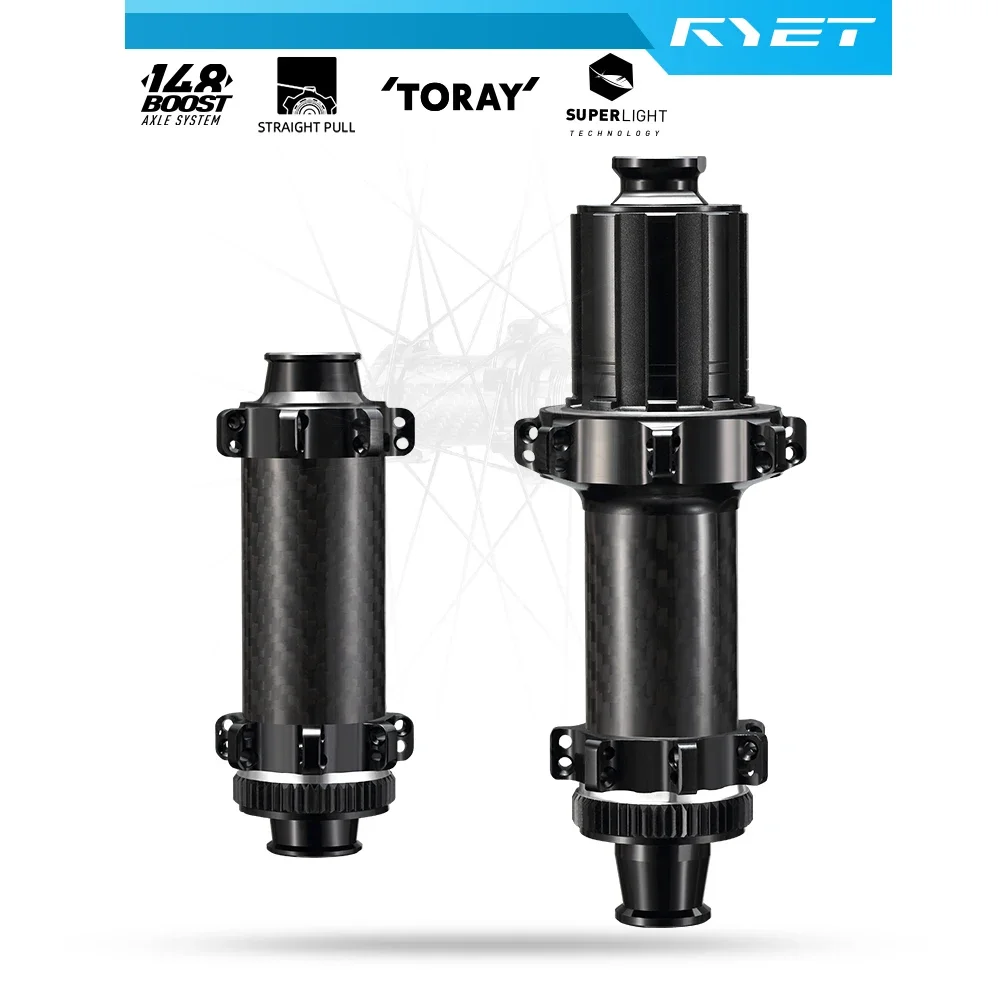 

Велосипедные ступицы RYET MTB Карбоновая велосипедная ступица для горного велосипеда Freehub 6 Pawls Boost 148 мм 10/11/12 скоростей Велосипедная ступица HG/MS/XD Ступица колеса