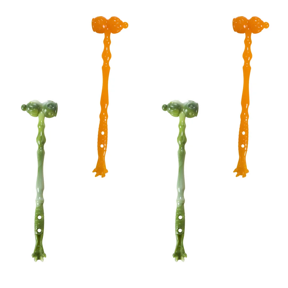 

4Pcs Massage Hammers Gourd Shape Multipurpose Back Scratchers Handheld Massagers Improve Metabolism and Immune System