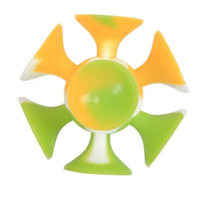 2 uds ventosa de silicona Fidget Spinners niños adolescentes adultos juguetes sensoriales únicos para regalos de ansiedad y alivio del estrés