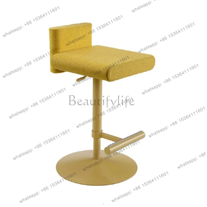 Minimalist Adults Bar Chairs Counter Reception Island Lounge Fashion High Chairs Creative Waiting Party Sillas De Bar Furniture