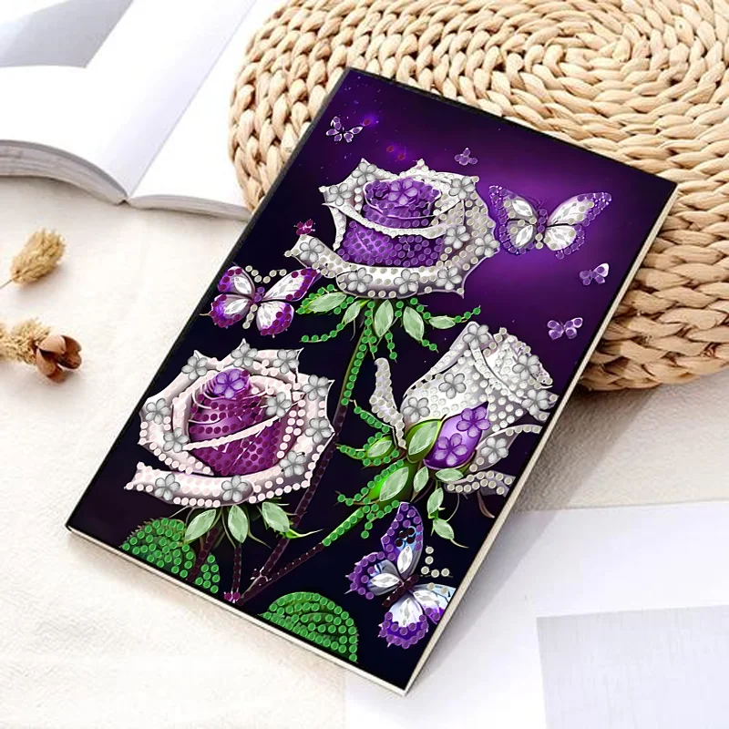 1 Set, Diamond Painting DIY Ha - Leatherwork Flowers ulasan dan harga