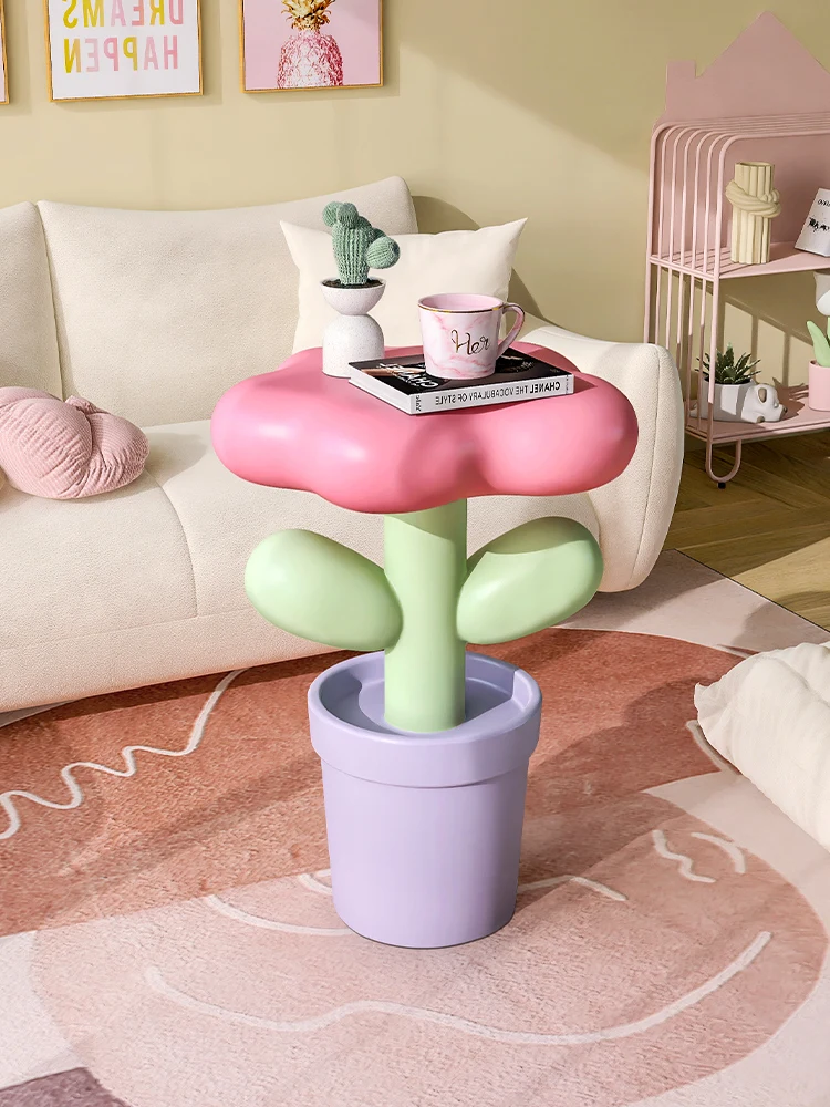 

Tulip Style Side Table for Living Room Sofa Bed Nightstand Decorative Accent Small Corner Table End for Home