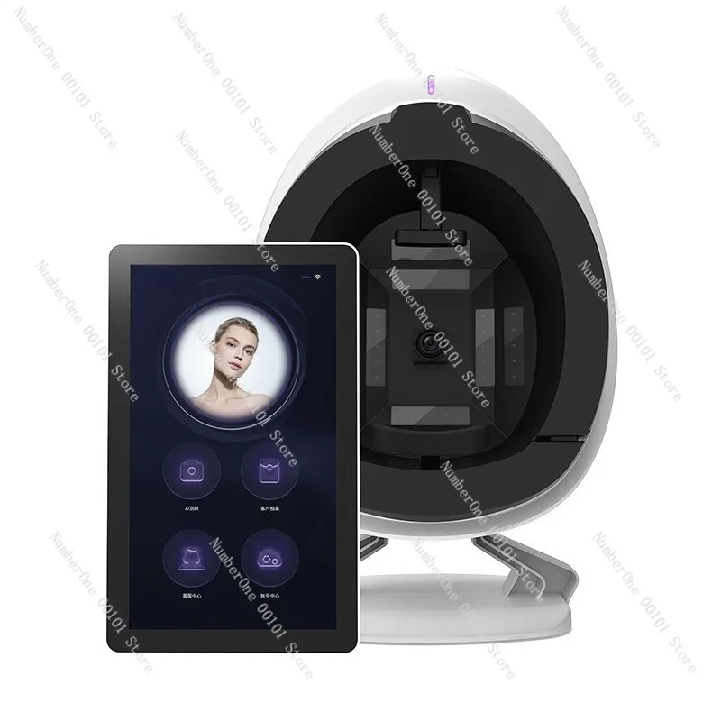 Skin Detection Instrument, 8-spectrum Full-face Intelligent Cloud Data Analysis, Multi-functional Cosmetic and Health Device