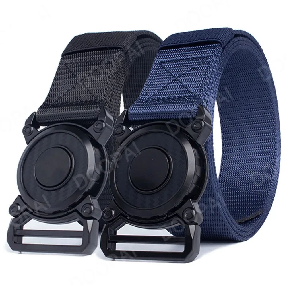 

Мужской ремень 2023, нейлоновый тактический ремень, военный высококачественный мужской тренировочный ремень, ковбойский дизайнерский ремень, подарки на открытом воздухе, черный ремень