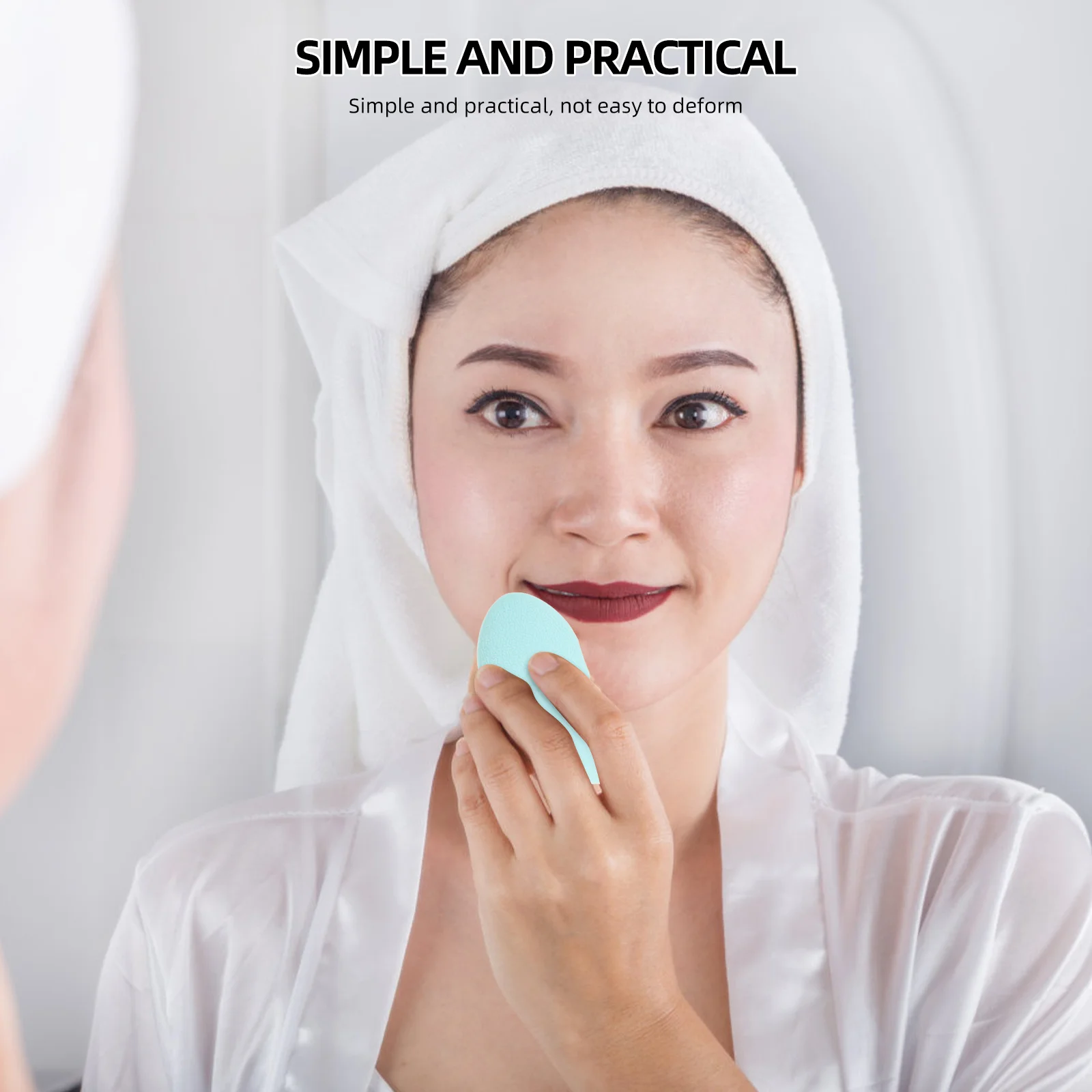 2 Esponjas de Maquillaje de Silicona Lavables y Reutilizables para Polvo, Base, Corrector, Rubor, Ligeras y Prácticas para el Rostro