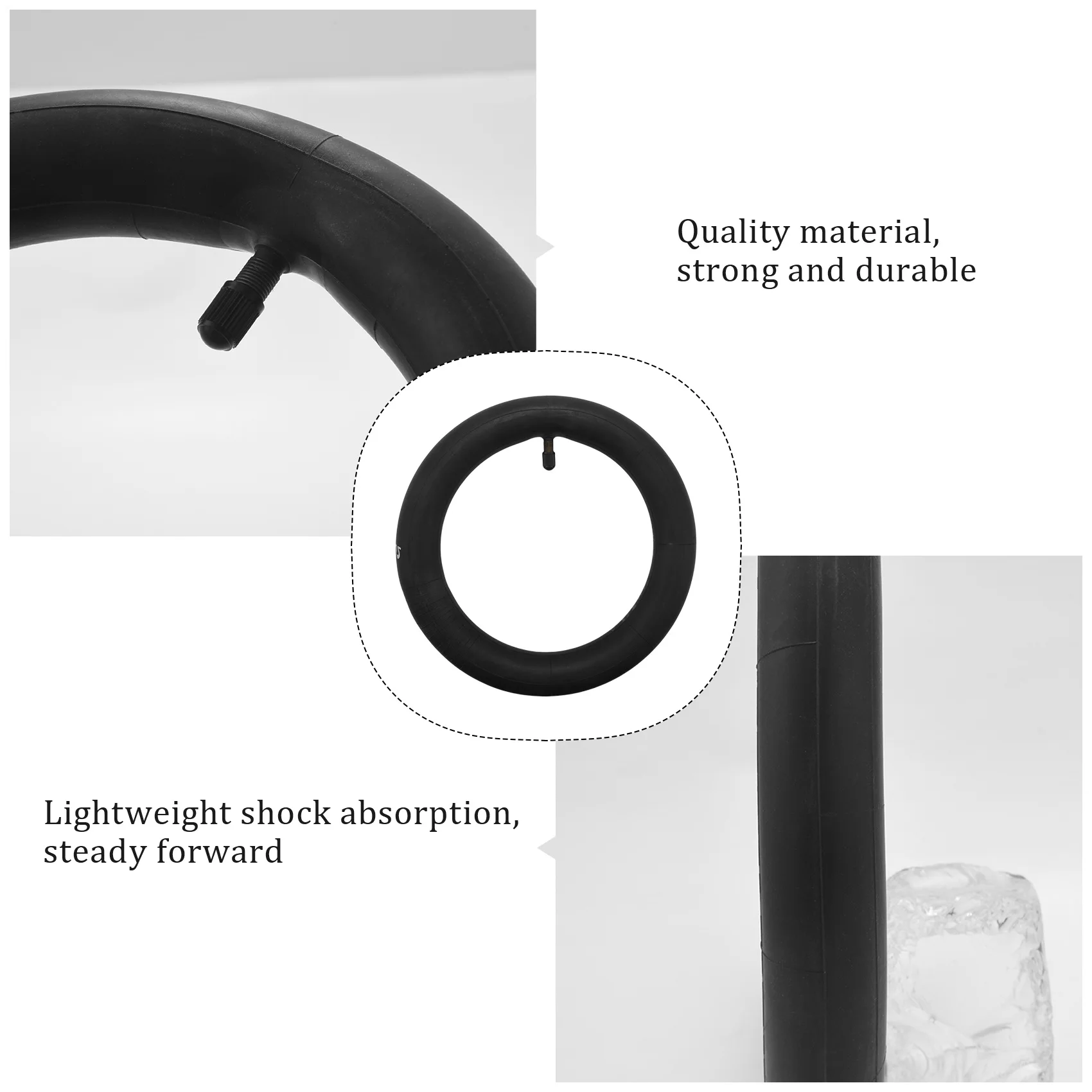 Electric Scooter Tire 8.5 Inch Inner Tube Camera 8 1/2X2 For Mijia M365 Spin Bird 8.5 Inch Electric Skateboard-ABQF