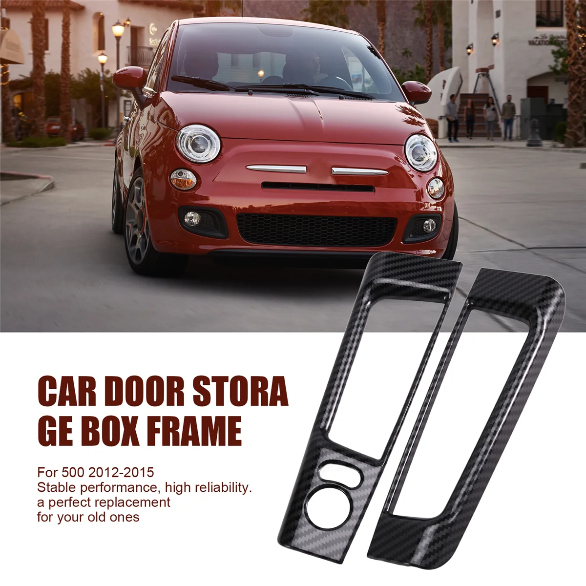 

Premium Durable Car Door Rearview Mirror Adjustment Switch Frame Cover Trim for