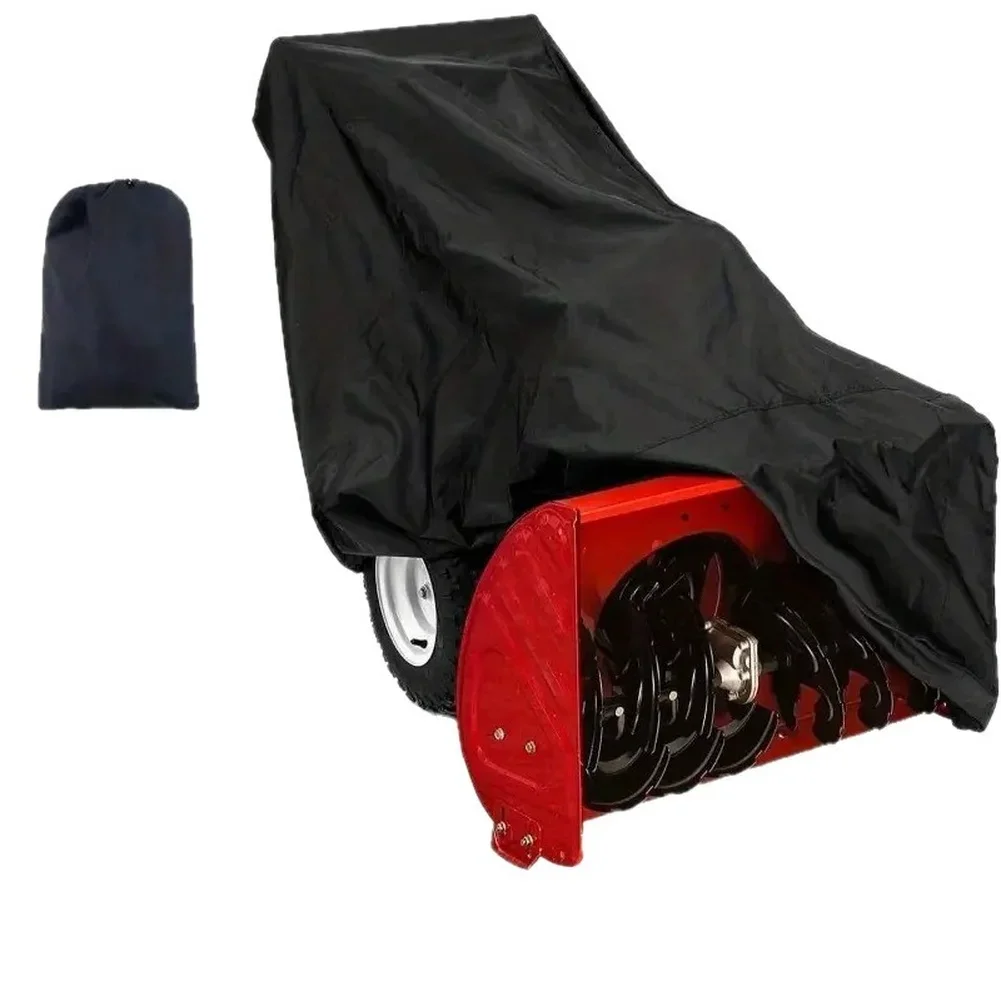 Water Resistant Snow Blower Cover Made of 210D Oxford Cloth with Windproof Buckles and Air Vents for Protection