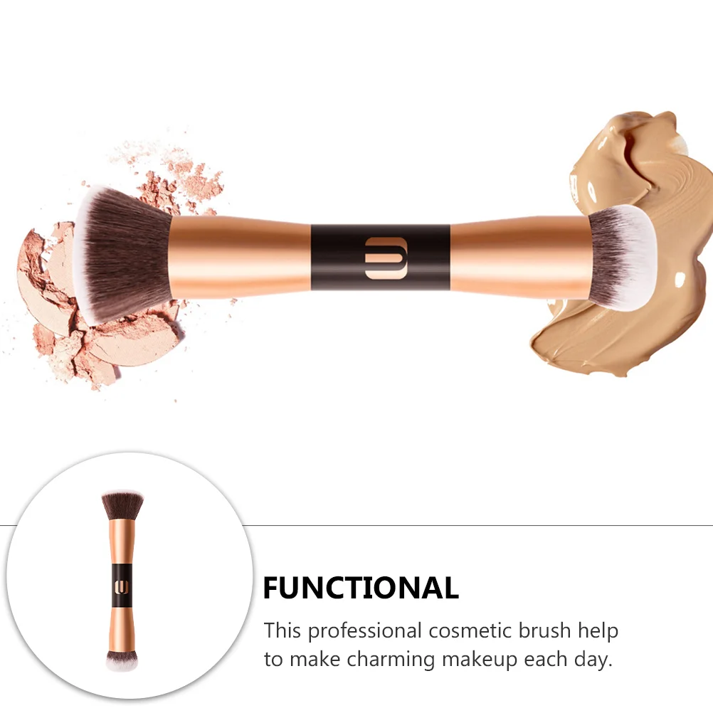 Double-ended Makeup Brush Blush Professional Liquid Highlighter Beauty Prop Highlighters Cosmetics Foundation Multifunction