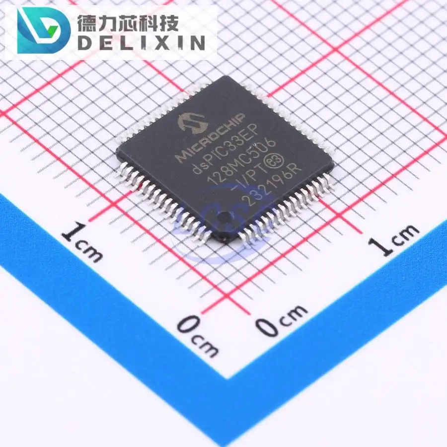 DsPIC33EP128MC506-I/pt 128kb 53 TQFP-64(10x10) digitale Signal prozessoren (dsp/dsc) Chips neues Original