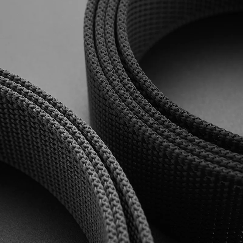 Men's Tactical Nylon Canvas Woven Trouser Belt