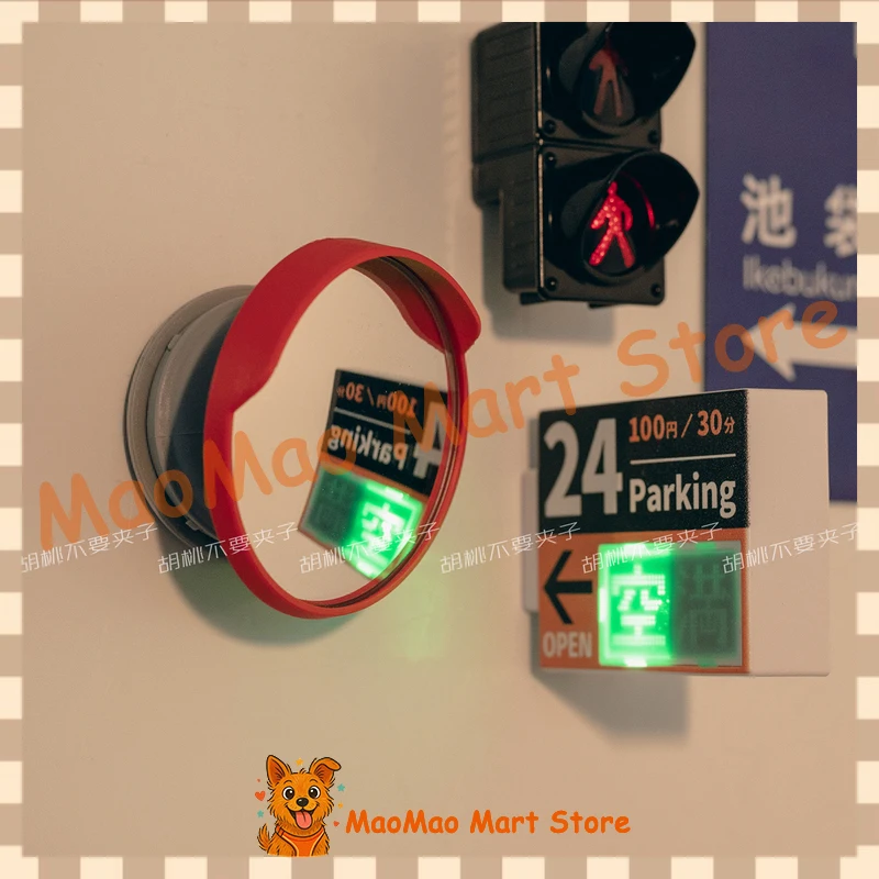 Creative Office Corner Mirror Fridge Magnets Wide Angle Magnetic Stick On Decorations Home Accessories Hole Board Decoration