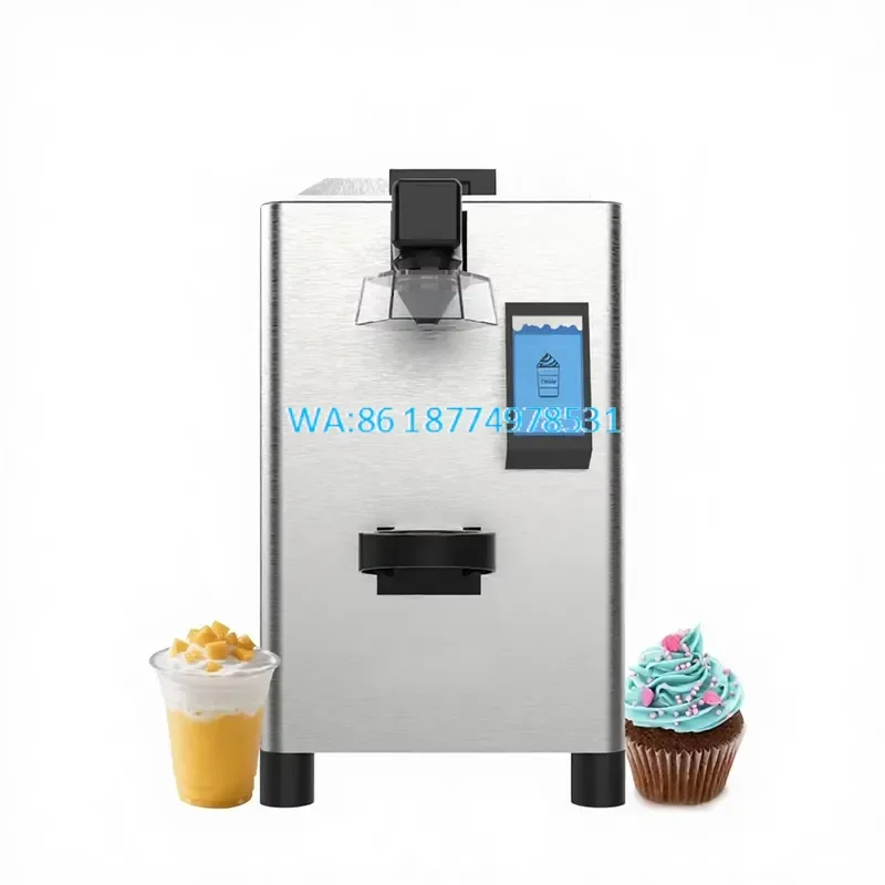 Wmwmnu for Automatic Dessert Tools Built-In Cooling 3L 304 Stainless Steel Cream Whipper Dispenser for Cafe Bakery