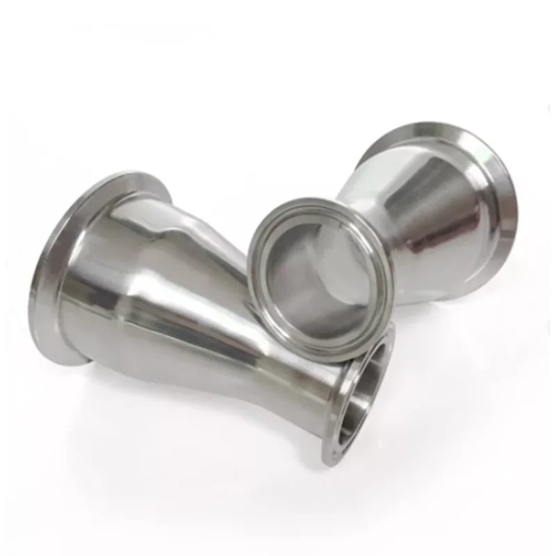 25mm Turn to 19mm O/D 304 Stainless Steel Sanitary Ferrule Concentic Reducer Pipe Fitting Tri Clamp