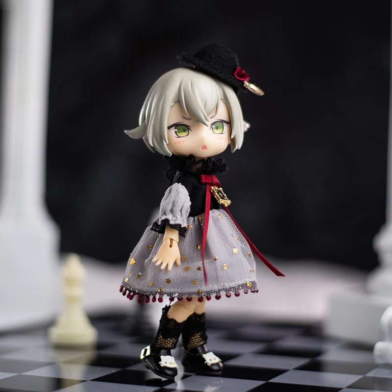 Set di vestiti per bambole OB11 Set di cappelli in maglia di mago nero carino Set di accessori per bambole per OB11 GSC YMY P9 1/2 bjd Doll