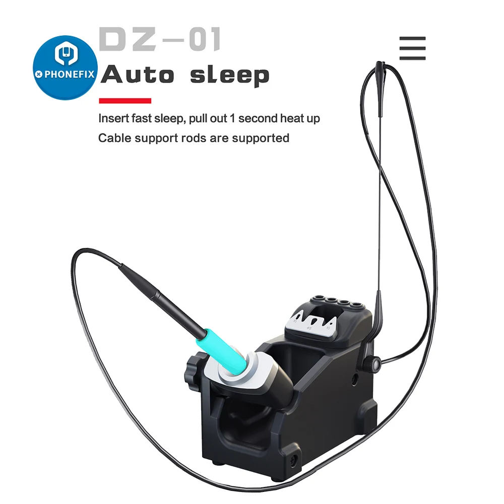 Suporte universal de base de sono t210 t245 t115 com cabos coletores para jbc t210/245 dde suporte de substituição de ferro de solda