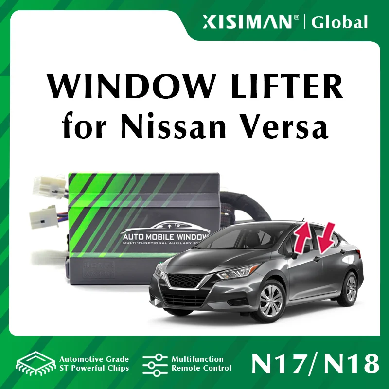 Car Power Window Closer For Nissan Versa N17 N18 Windows Roll Up And Down Automatic Window Lifter Close Accessories