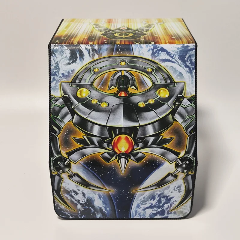 Yu Gi Oh ACG Card Box Arcana Force XXI The World Anime Game Ocg Tcg Ptcg Trading Card Storage Box Pu Leather Collection Box 100+