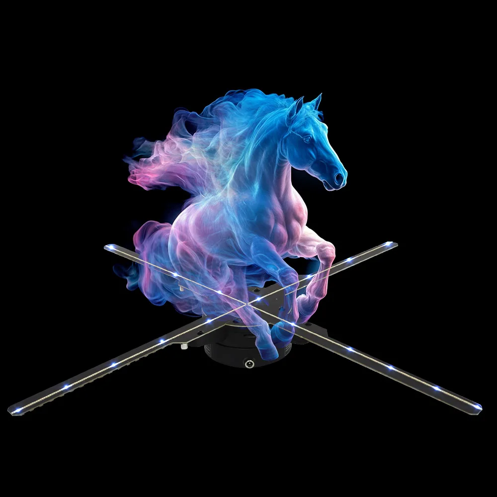 

Беспроводной 50 см голограммный проектор с вентилятором обеспечивает 3D-голограммный дисплей высокого разрешения для рекламных решений Premier KTV