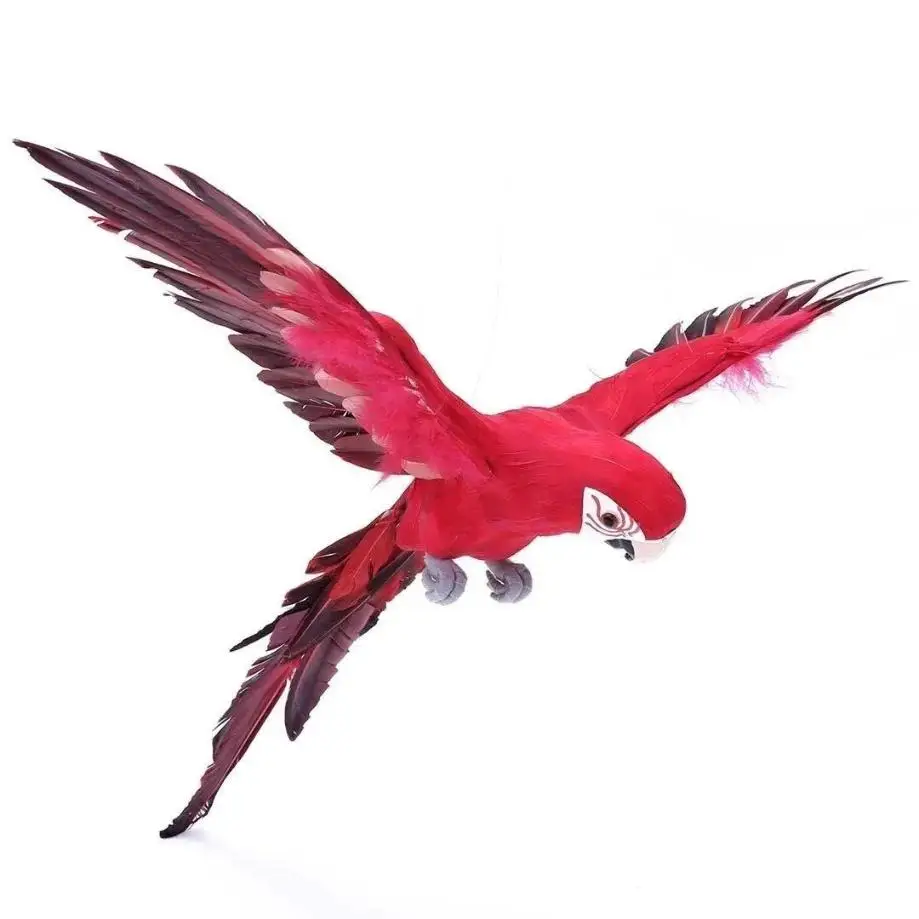 

1 Pcs Artificial Parrots Bird Home Decor Simulation Birds Vividly Parrots Garden Cute Outdoor Pond Decoration