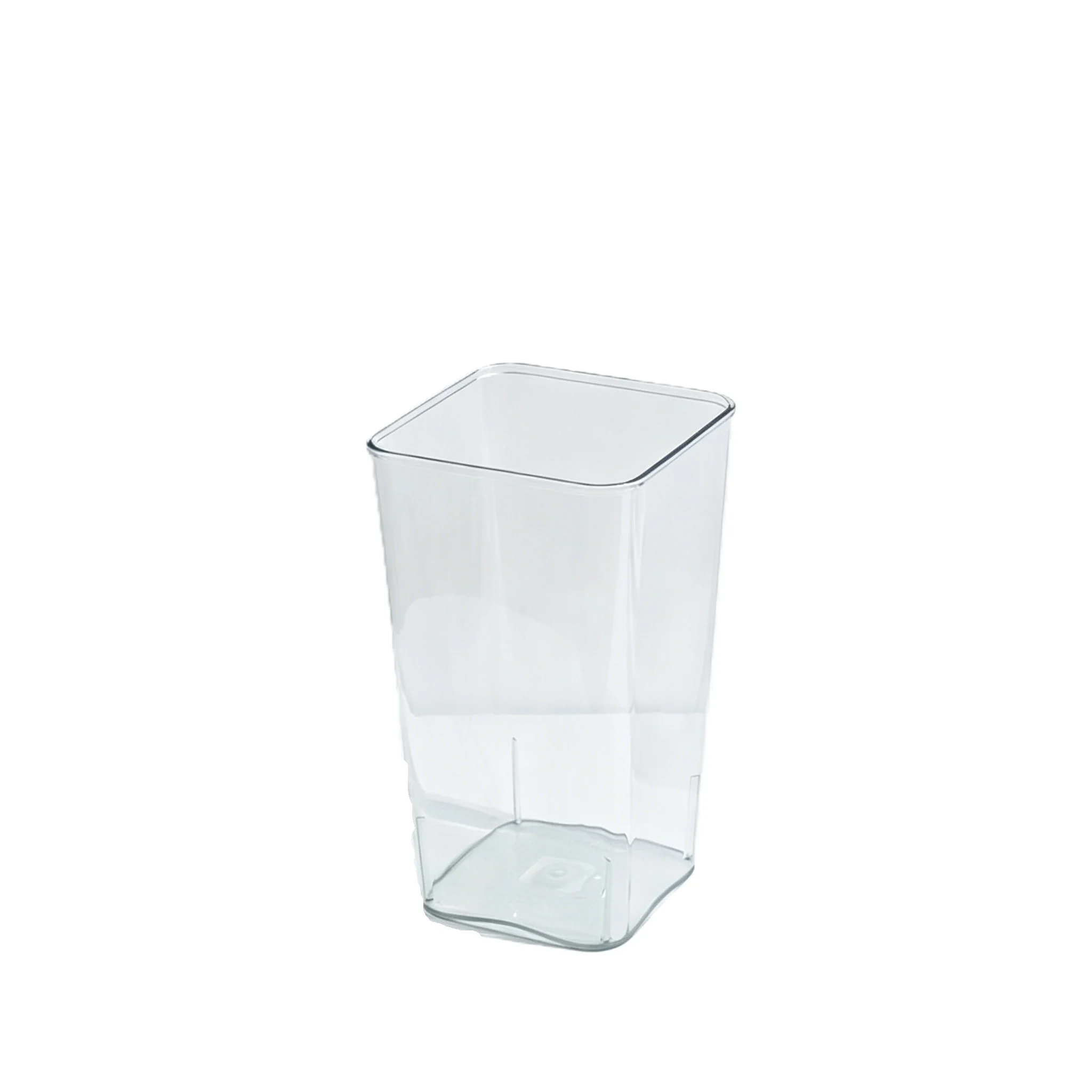 Thickened Square Transparent Flower Bucket Large Deep Water Vase For Home Decor Wedding Centerpiece Table Arrangement