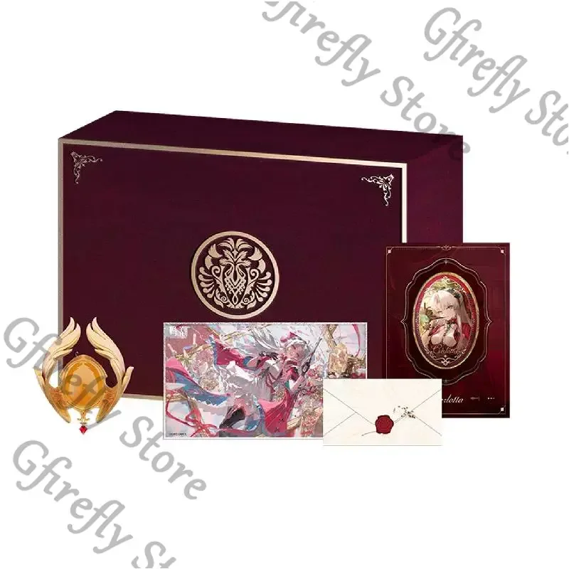

Wuthering Waves Carlotta Anime Cosplay Cat's Eye Brooch Acrylic Double Flash Coloured Paper Tinplate Emblem Official Gift Box