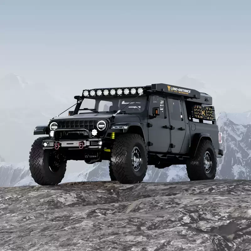 Raleigh JK-07Pro 1/7 Scale 4WD RC Remote Control Off-Road Vehicle Two-Speed Transmission with Differential Lock Simulation Model