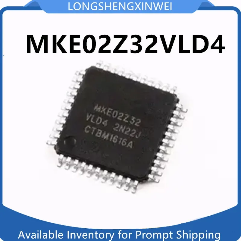 Chip de procesador MKE02Z32VLD4 MKE02Z32 LQFP44, Original, fuera del estante, 1 piezas