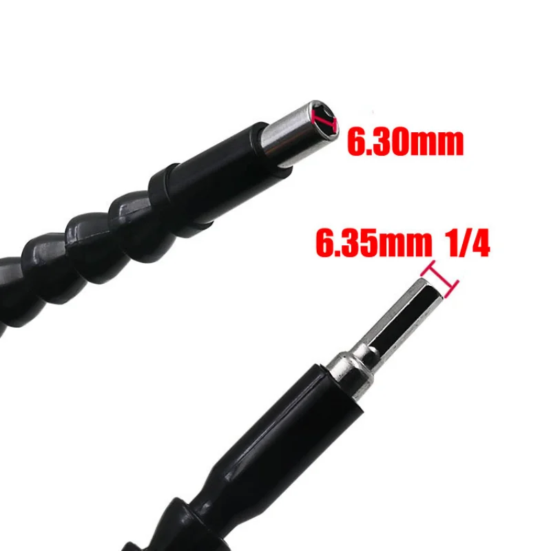 Flexible Shaft Extension Screwdriver Drill Bit Holder Link for Electronic Drill 200/250/275/300/400mm Hex Screwdriver Soft Shaft