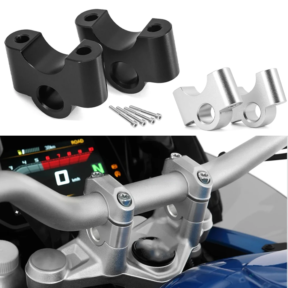 Handlebar Riser For BMW R 1200 GS LC R1200GS Adventure ADV R1250GS S1000XR  Clamp Extend Steering Wheel Increase Handlebar