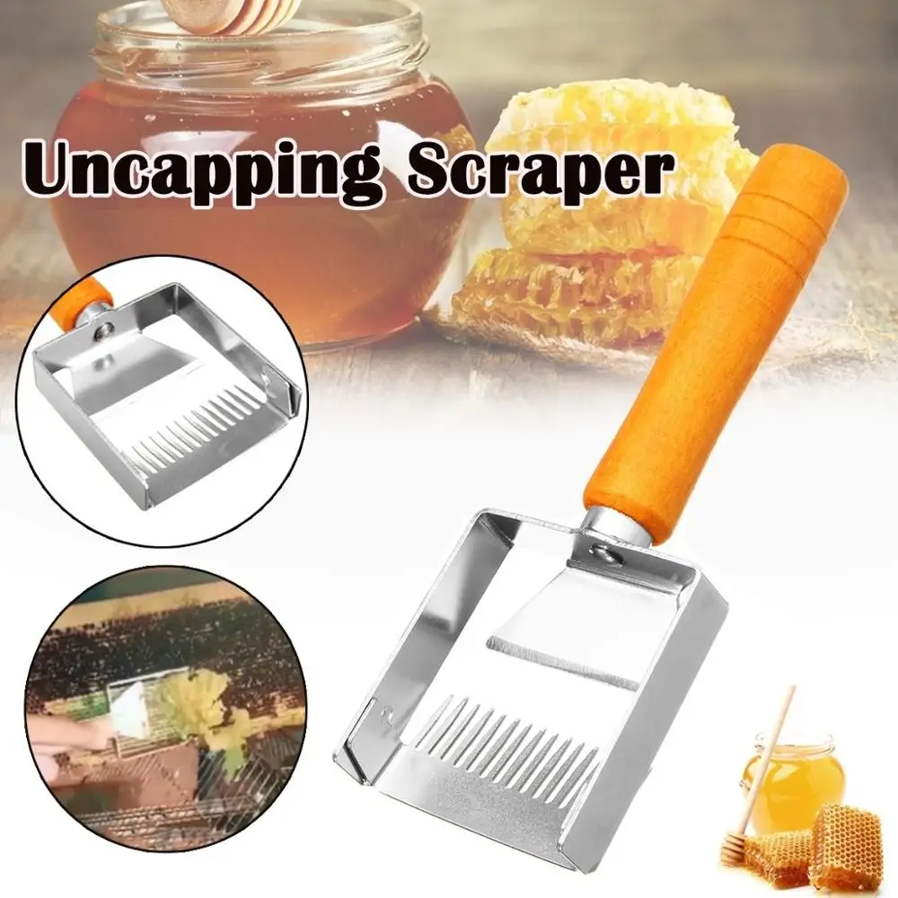 

Stainless Steel Bee Hive Honey Fork Beekeeping Equipment Uncapping Fork Beekeeping Tools Set