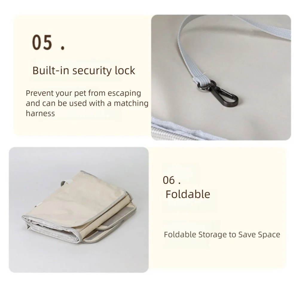 

Новая оксфордская сумка-переноска для кошек, дышащая большая вместительная сумка для транспортировки кошек, складная портативная сумка для переноски домашних животных на открытом воздухе