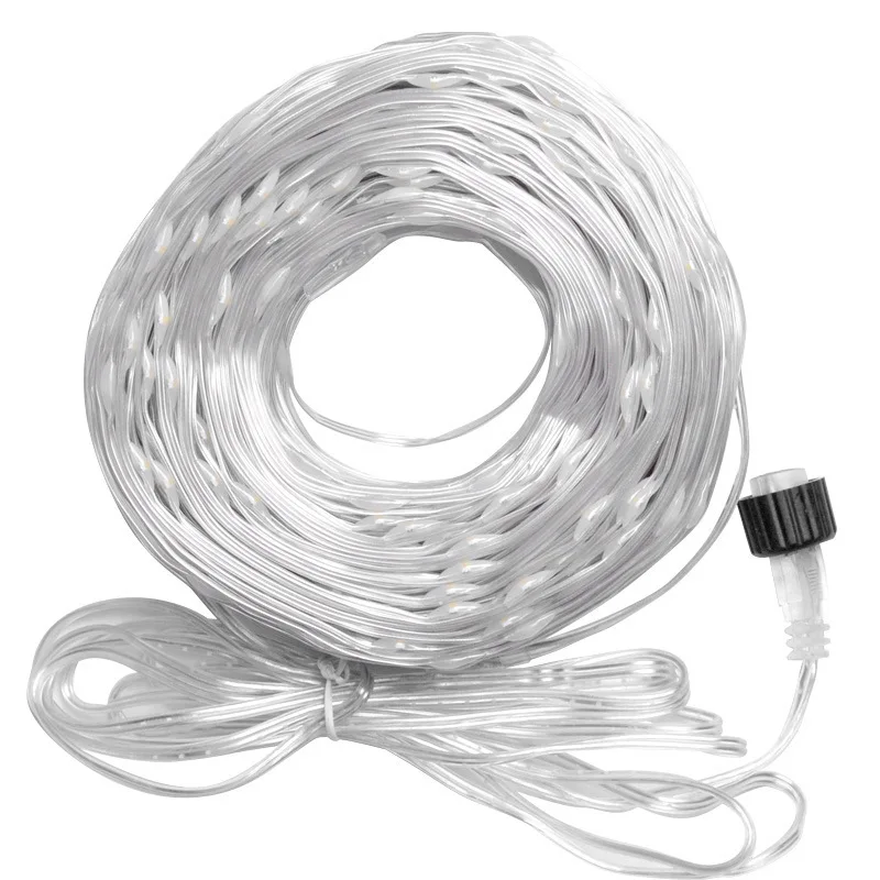 Garland 100 Meters LED Festoon Fairy String Light Christmas Lights Length 30/50M EU Plug Operated Come with 24V Transformer