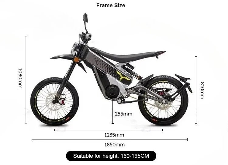 Hot Sale Talaria X3 Electric Dirt Bike Talaria Sting X3 60v Luna Cycle Talaria X3 Black for Sale