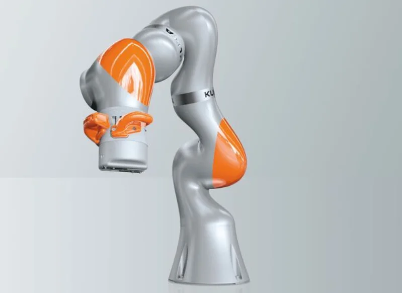 Germany  Palletizer Manipulator LBR iiwa 14 R820 Cobot Robot With CNGBS 7th axis Guide Rail And DH Gripper For Handling