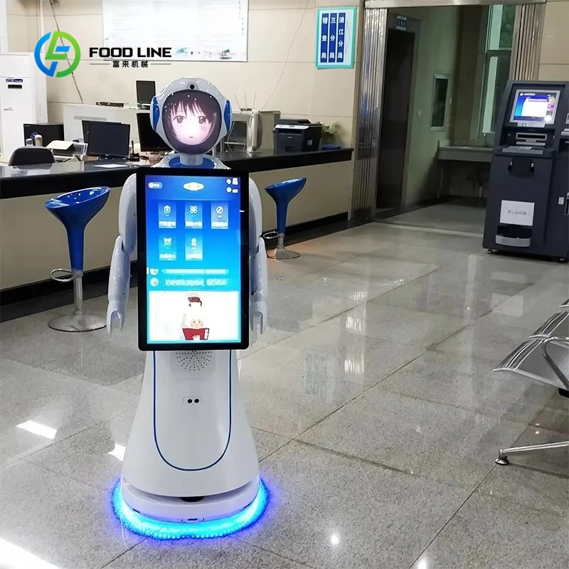 Humanoide Voice Consultation Artificial Intelligence Security Patrol Robot