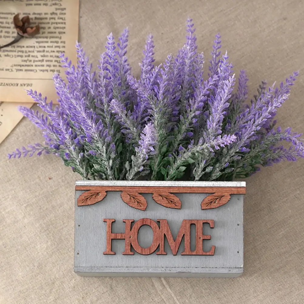 

Simulated Lavender Potted Plant Purple Fake Bonsai Home Decor Desktop Plant Decor Artificial Plants Lifelike