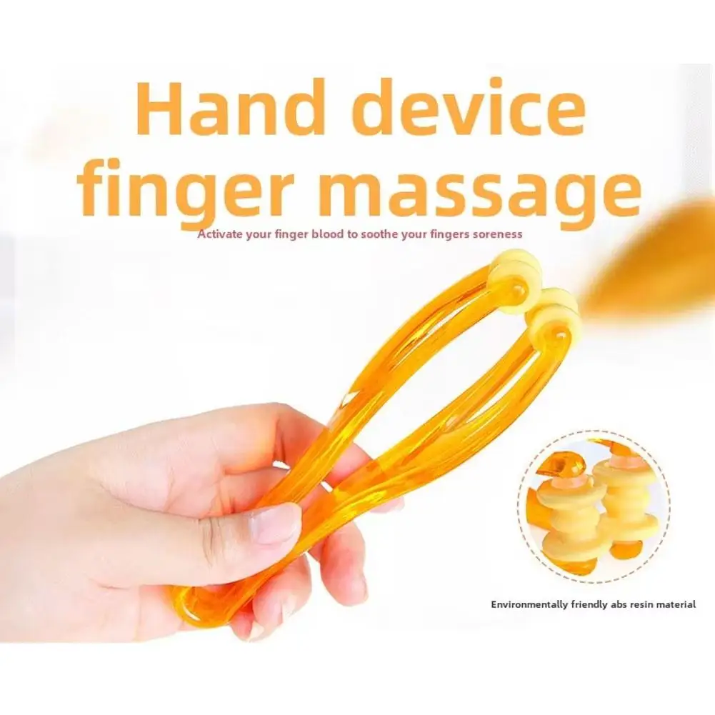 Finger Massager Roller Finger Joints Massager With Elastic Handle Dual-Sided Therapy Tool For Arthritis Massage Roller For Hand