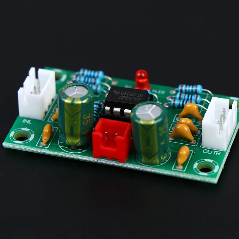 2/4/6Pcs XH-A902 NE5532 Audio Preamplifier Board Module DC 12V-24V Digital Tone Control Amplifier Front Board