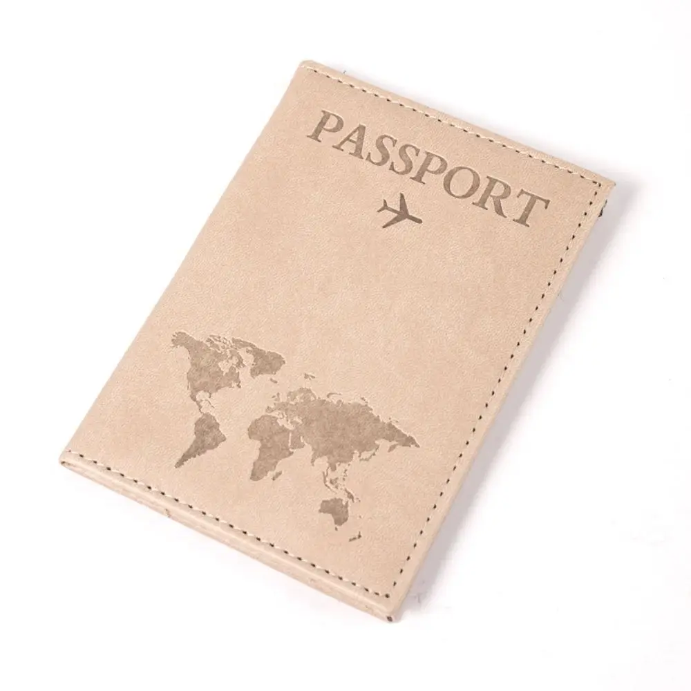 남녀공용 휴대용 PU 가죽 여권 커버, 방수 멀티 카드 문서 신용 카드 케이스, ID 카드 파우치