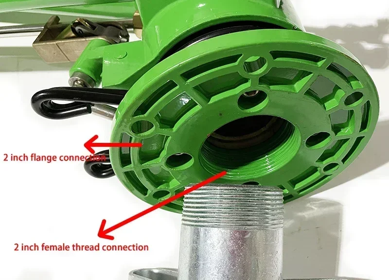 Agricultural or industrial dust removal radius 28-62m tripod irrigation system nozzle Hot sales