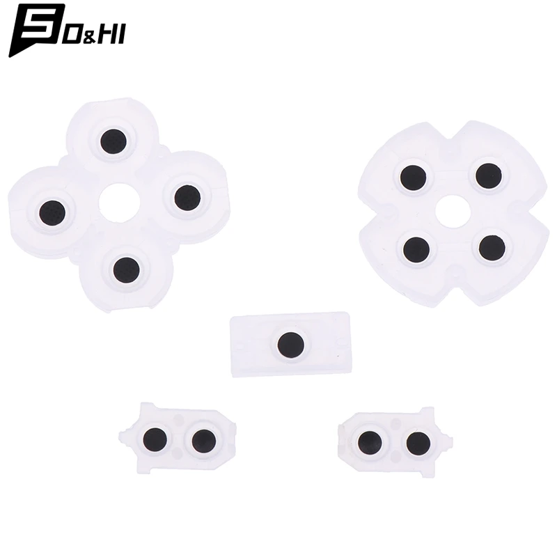 1Set Controller Rubber Conductive Pad Silicon Buttons For PS4 Repair Replacement Part