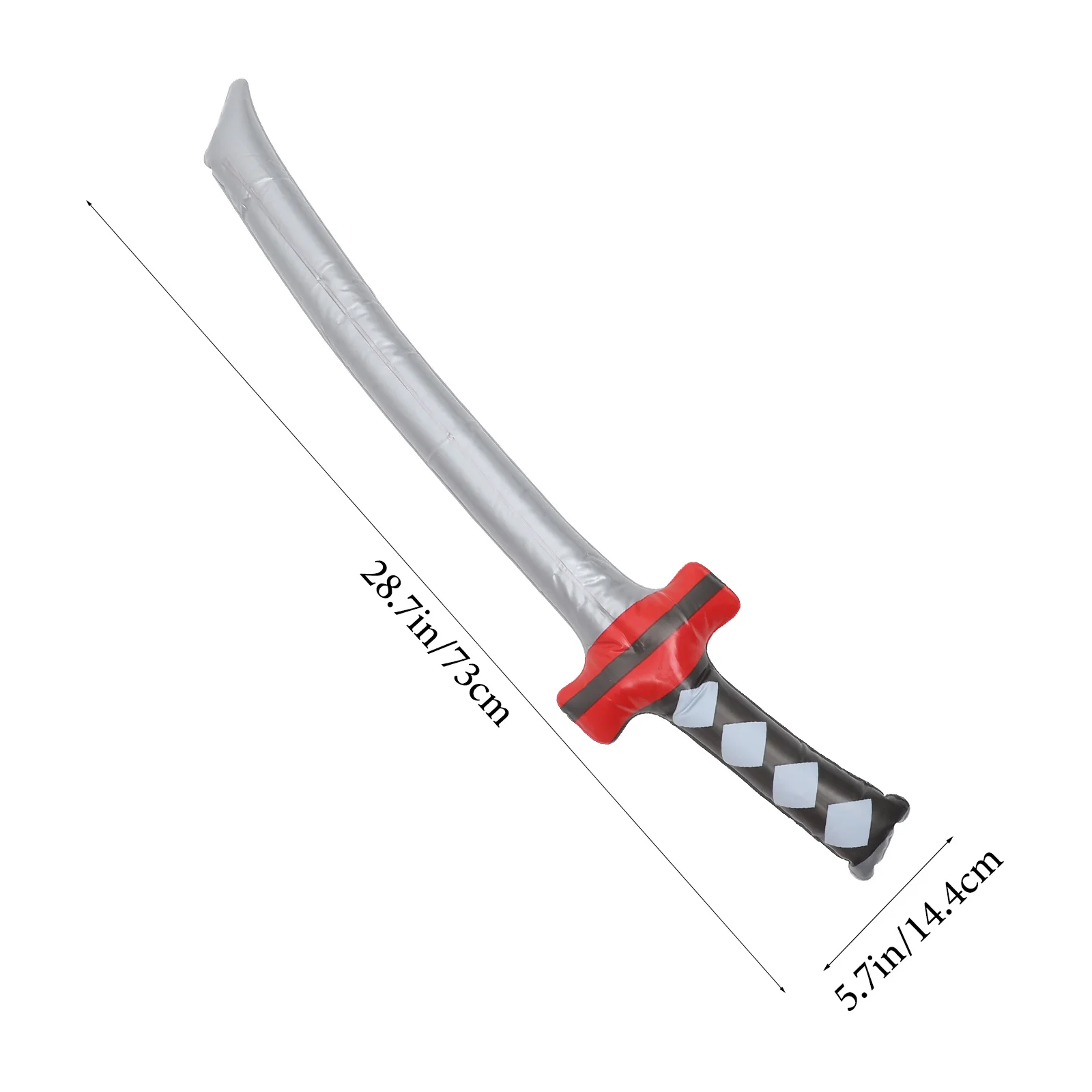 10pcs Inflatable Pirate Swords For Kids Party Balloons Festival Cosplay Prop Stage Performance Decoration Role Play Sword